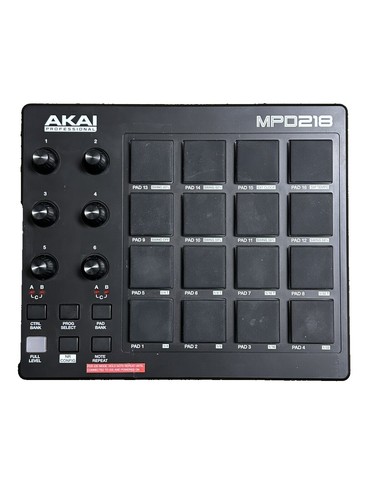 AKAI MPD218 Feature-Packed Highly Playable Pad Controller USB Bus
