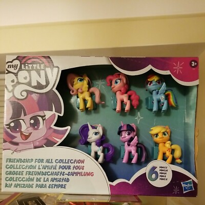My Little Pony Friendship For All 6 Ponies Figure Collection New