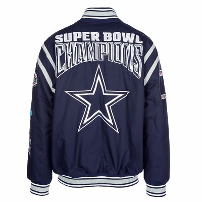 Dallas Cowboys NFL All Time Varsity Jacket Super Bowl Champions