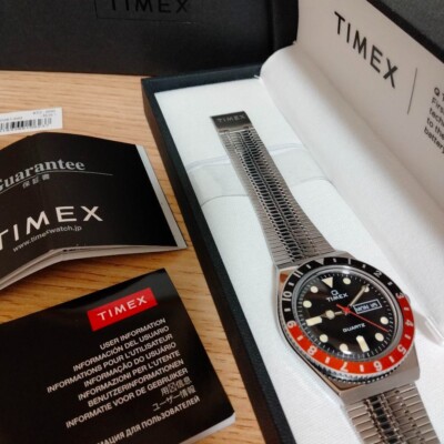 TIMEX watch Qtimex cloaca bezel TW2U61300 Excellent | eBay