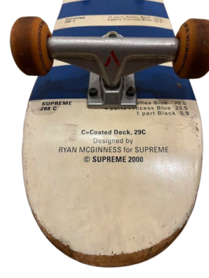 Supreme × RYAN MCGINNESS SKATE DECK PANTONE 2000 Super rare | eBay
