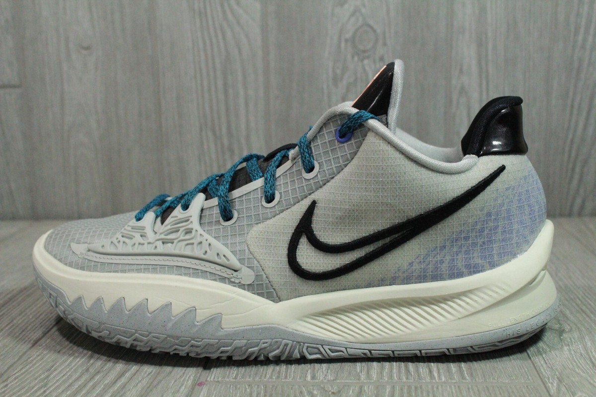 Nike Kyrie Low 4 Basketball Shoes Grey Fog Black Mens 13, 15