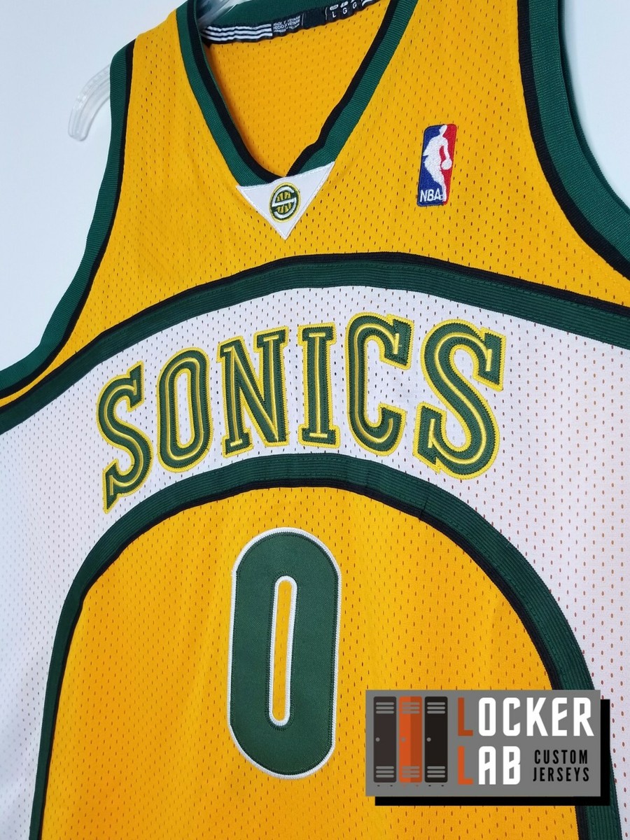 Russell Westbrook #0 Seattle Retro Throwback Basketball Jersey