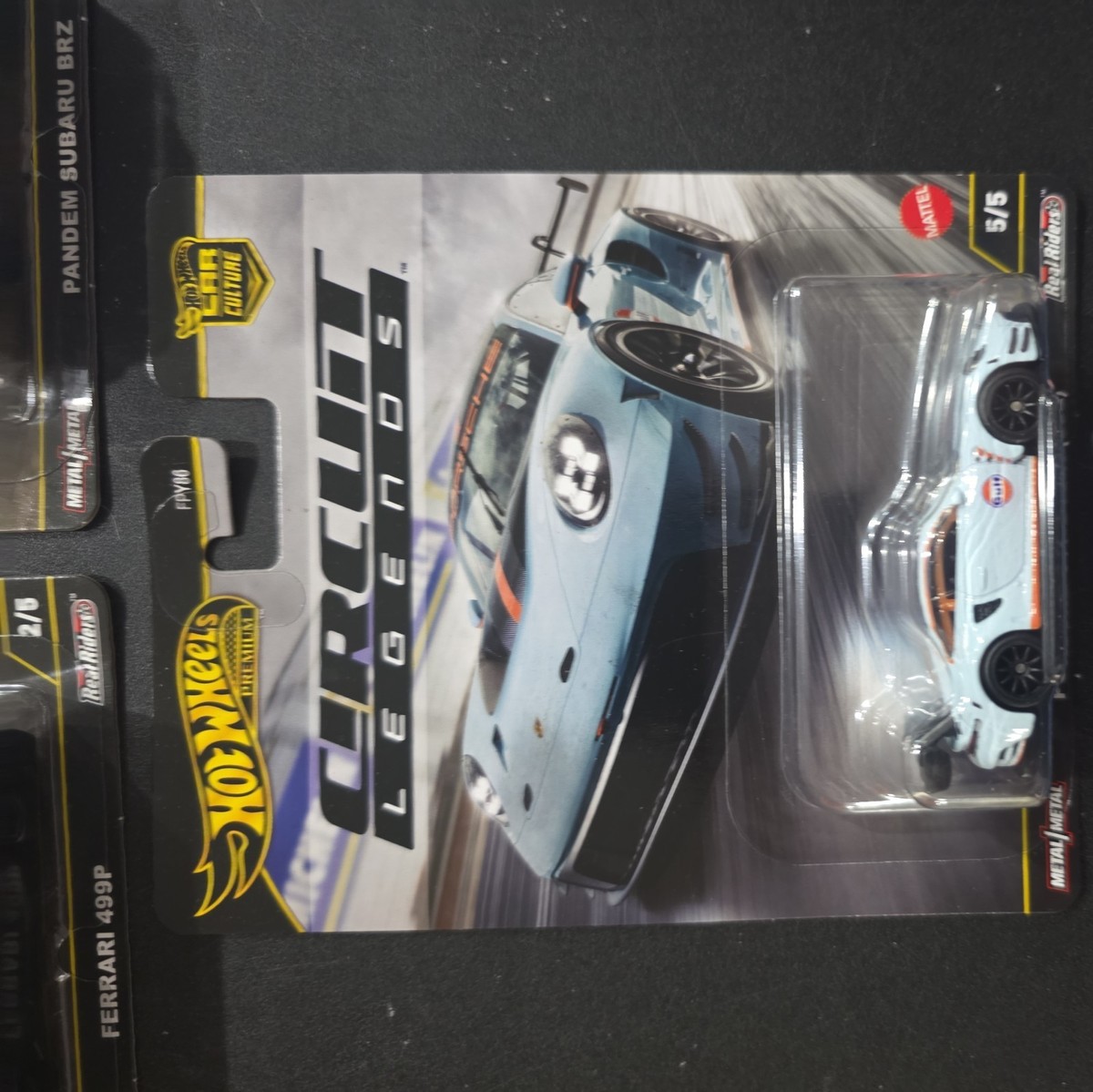 Hot Wheels Car Culture 2025 Circuit Legends K Case Set of 5, FPY86