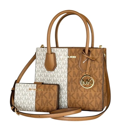 MICHAEL KORS MERCER MD SATCHEL SHOULDER CROSSBODY BAG COLORBLOCK