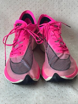 Nike ZoomX Vaporfly Next Pink Blast Shoes US Mens Size 12.5 AO4568
