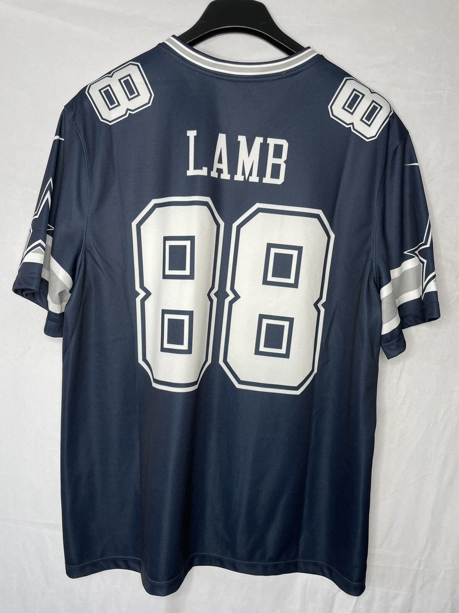 Dallas Cowboys CeeDee Lamb #88 Nike Navy Legend Mens Jersey XL | eBay