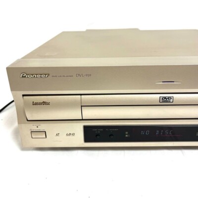 Pioneer DVL-919 LD DVD Laser Disc Compatible Player Silver Audio