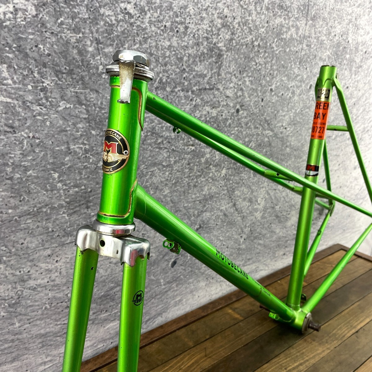 Vintage Motobecane Mixte Frame Set 53 cm Step Through Steel 80s