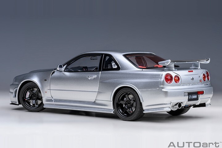 AUTOart NISSAN SKYLINE GT-R R34 Z-TUNE 1 /18 Z-TUNE SILVER 77461