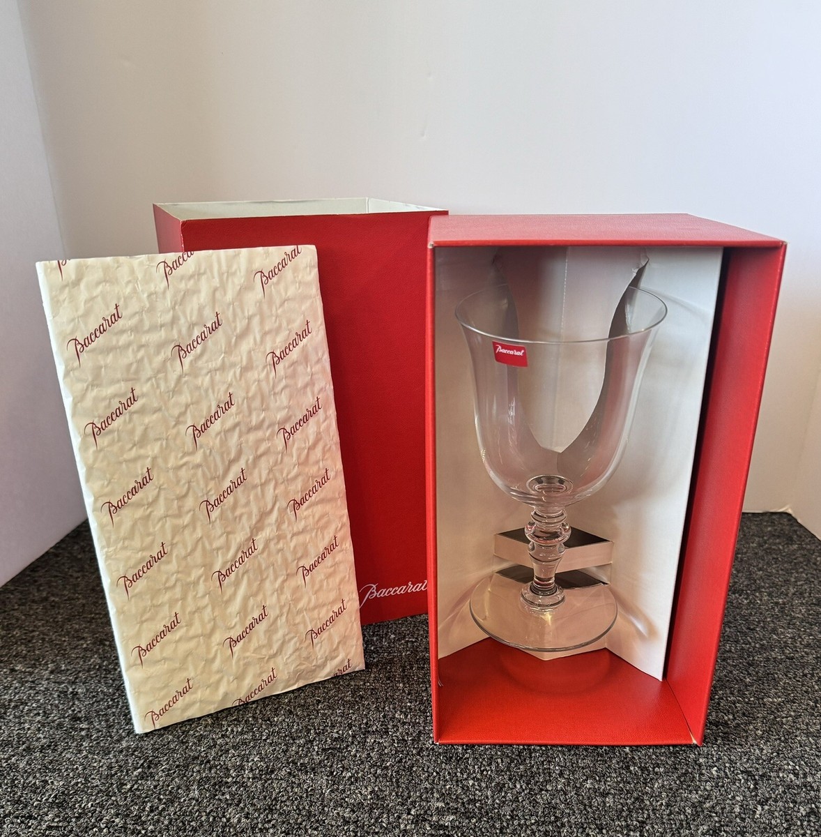Baccarat Vega Red Wine Glass Crystal NEW Made in France | eBay