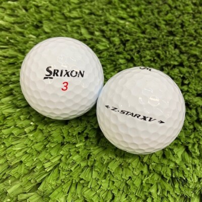 36 Srixon Z-Star XV Used Golf Balls White in Mint Condition (5A