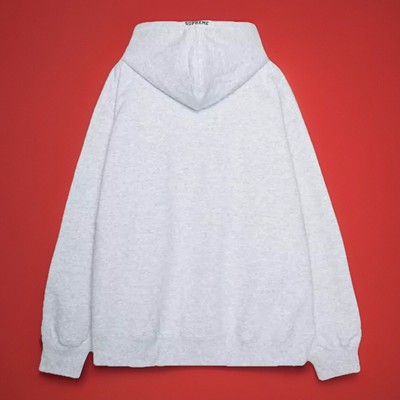 Supreme NY • Kate Moss Hooded Sweatshirt • Ash Grey Hoodie • Size