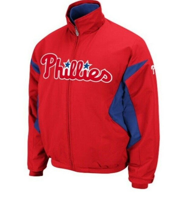 Majestic Philadelphia Phillies Therma Base Jacket New Big 6X $130