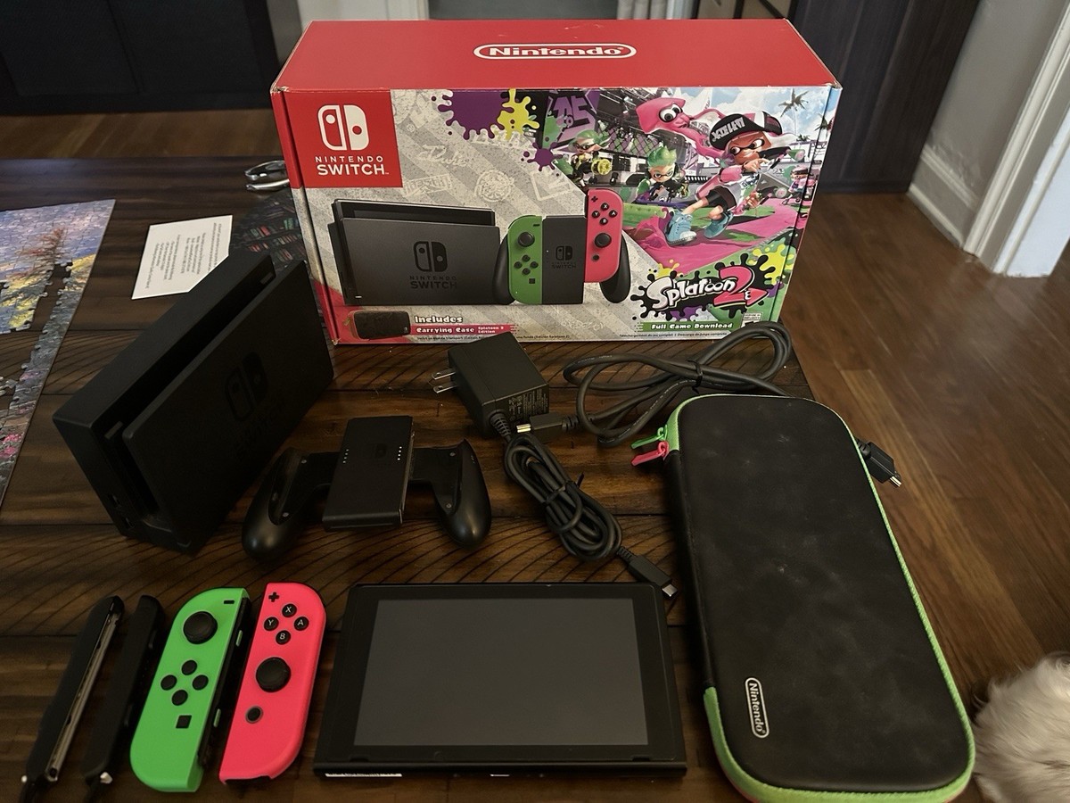 Complete Nintendo Switch Console - Splatoon 2 Limited Edition | eBay