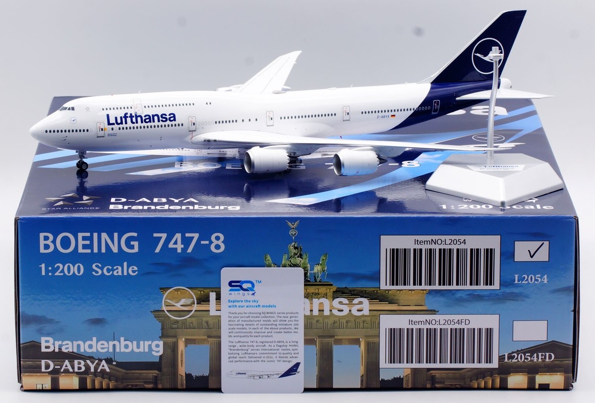 ☆Lufthansa ルフトハンザ☆747-8i B747☆D-ABYA 1/400☆ 1/200 B747-