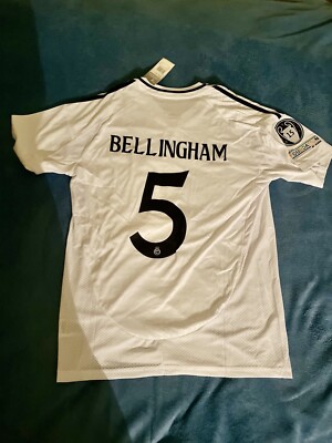 Real Madrid #5 Jude Bellingham 2024/25 Player Jersey Size X Large