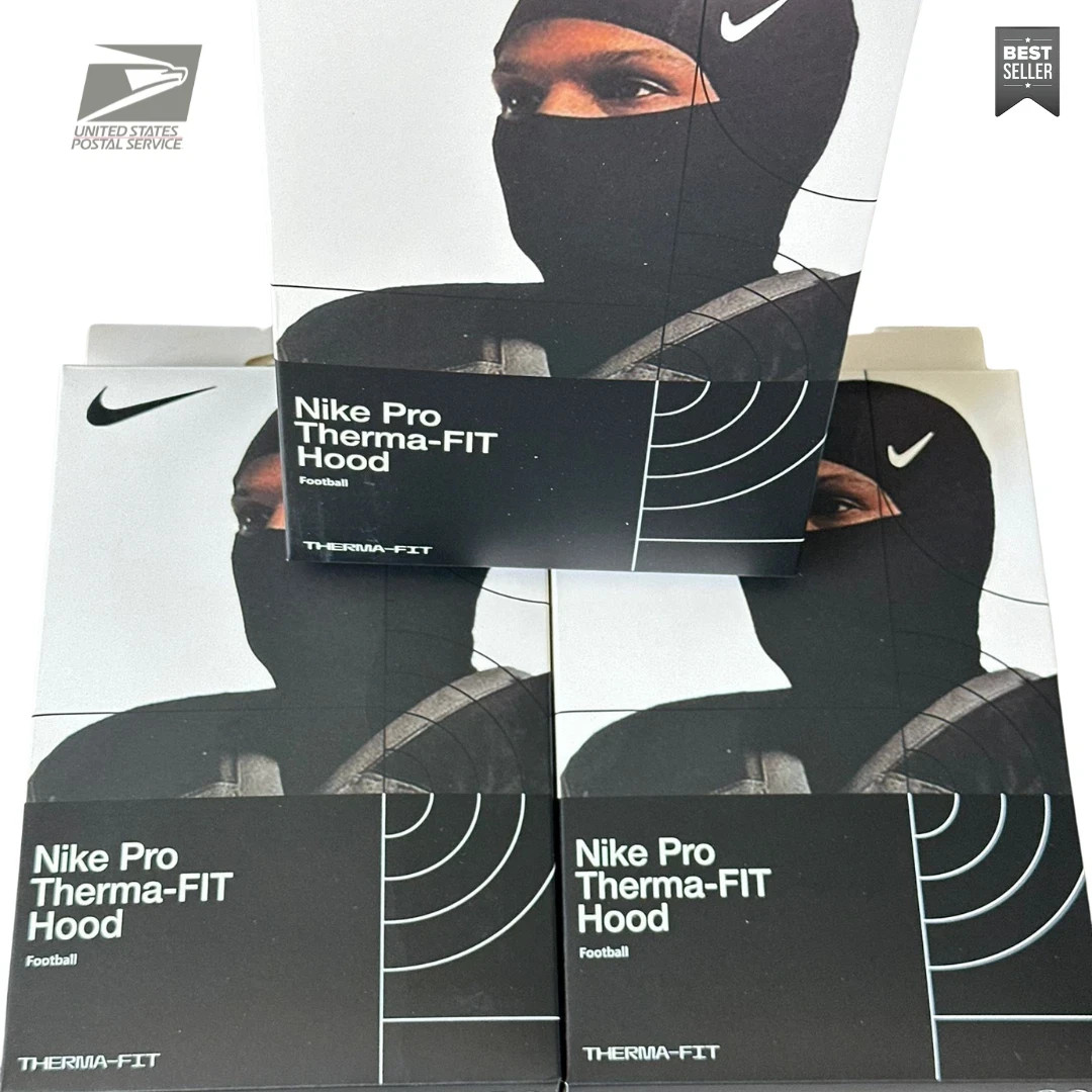 Nike Pro Men's Hyperwarm Hood, One Size Fits All - Black/Black