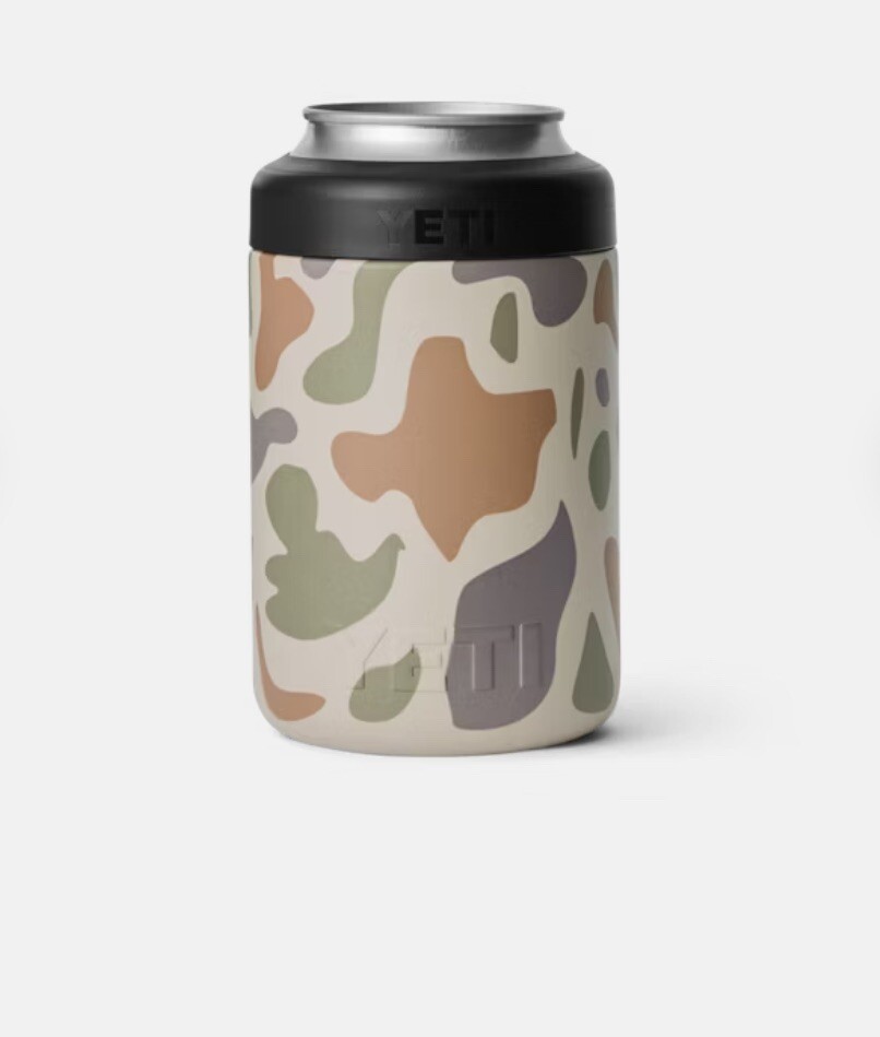 Yeti Limited Edition Rambler 12 oz Colster Can Cooler - Tan Camo