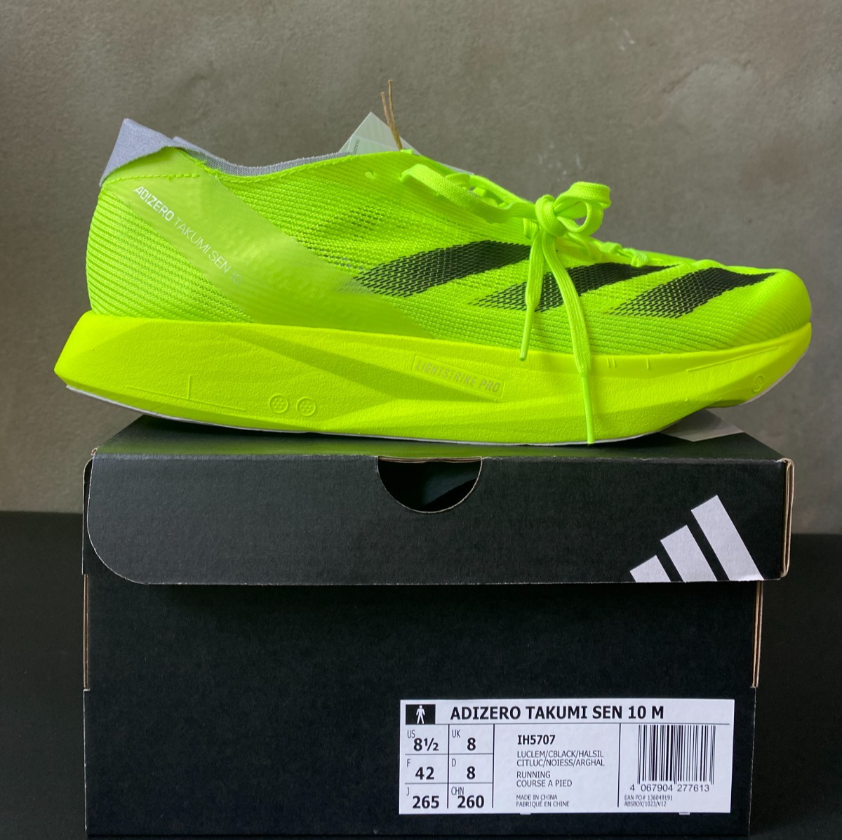 adidas Adizero Takumi Sen 10 Men's Running Shoes Jogging Sports