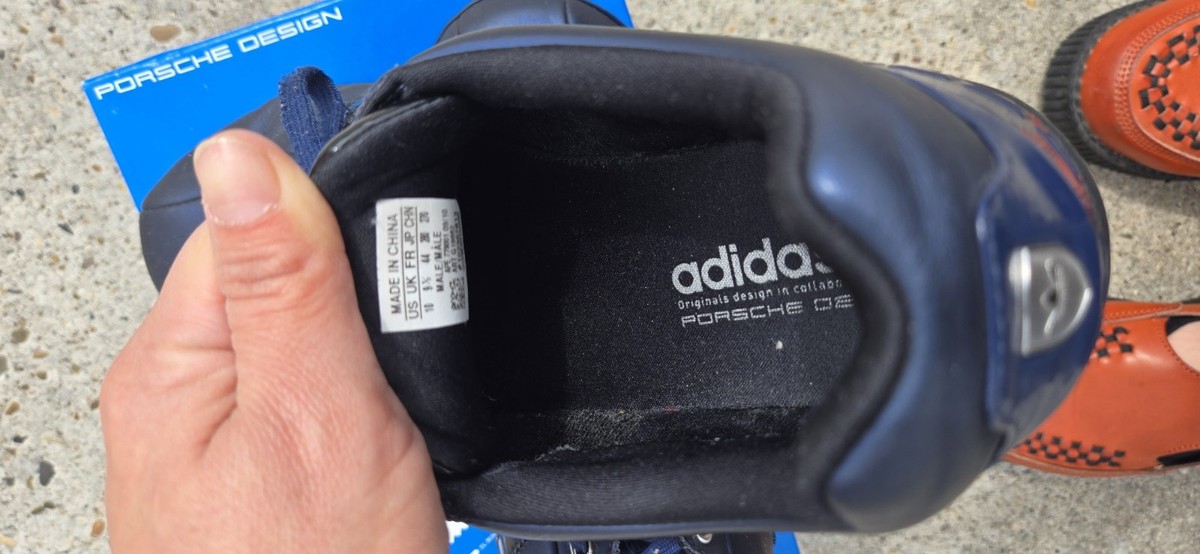 Rare Adidas x Porsche Design Dark blue metallic original box Shoes