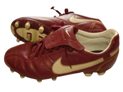 NIKE TIEMPO RONALDINHO R10 RED FG FOOTBALL BOOTS US7 UK6 EUR40