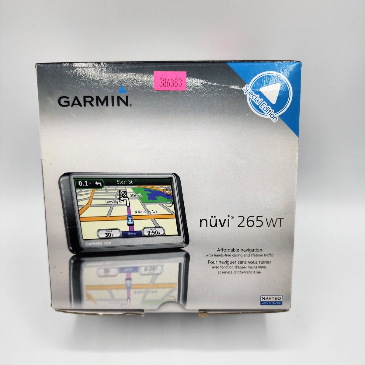 2009 GARMIN Nuvi 265WT GPS Nav System Bundle Tested Works Preowned