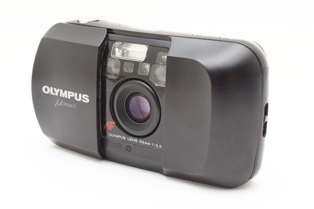 Olympus mju 1 i AF Black Point & Shoot 35mm Film Camera Tested