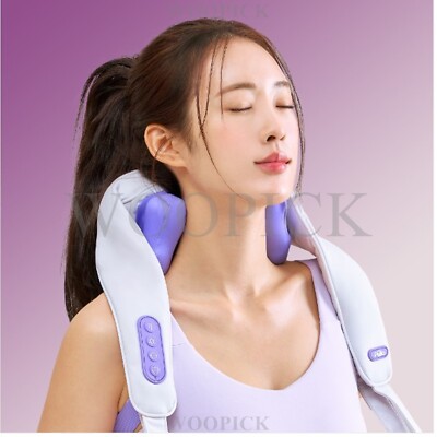 Pulio N001 Neck Shoulder Massager & Heat Deep 4D Kneading Massage