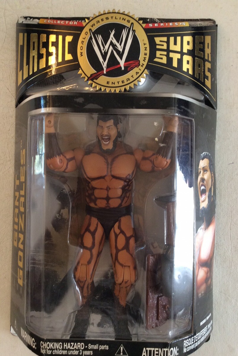 JAKKS PACIFIC WWE CLASSIC SUPER STARS SERIES 16 GIANT GONZALES MIP