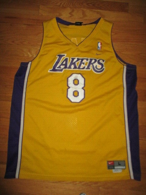 Nike KOBE BRYANT No. 8 LOS ANGELES LAKERS (LG) Jersey | eBay