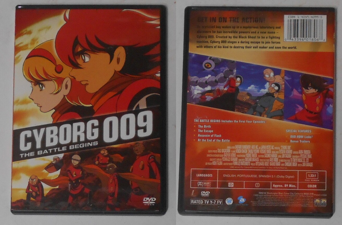 Cyborg 009, The Battle Begins tv show - U.S dvd | eBay