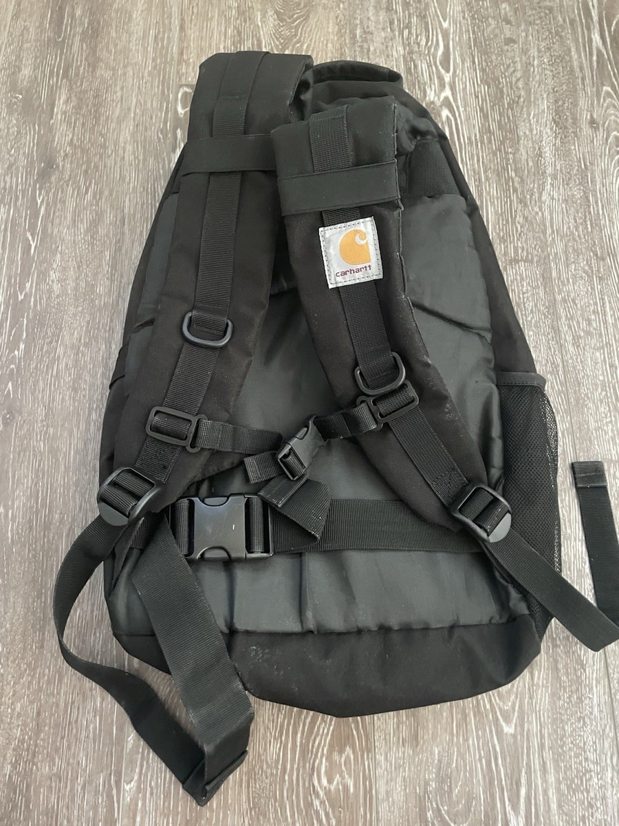 Carhartt WIP Kickflip Backpack Black *read Flaw | eBay