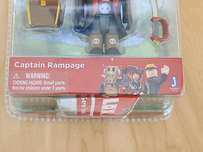 ROBLOX Figure CAPTAIN RAMPAGE Chest Sword Hat - No Code - Jazwares