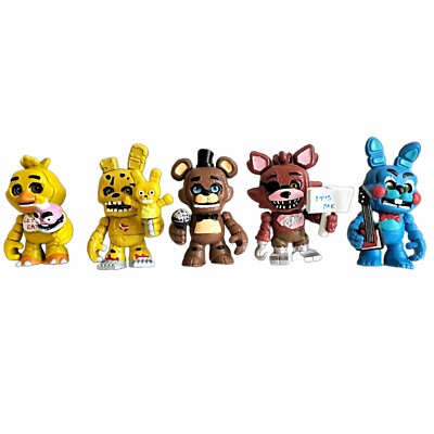 Pack Of 5 Five Nights At Freddys Figures 5” FNAF Mexican Figures