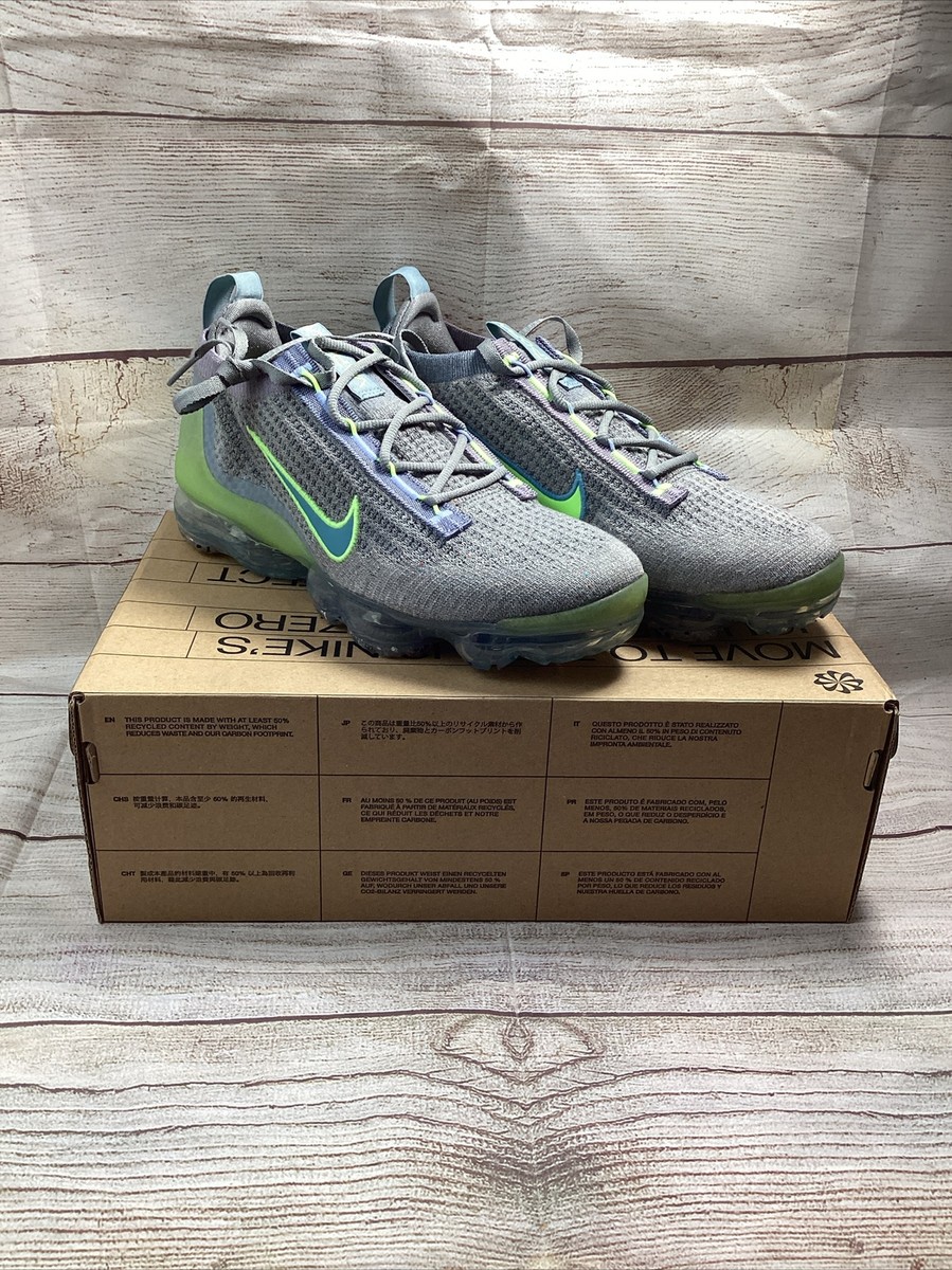 New Nike VaporMax 2021 FlyKnit Shoes Sneakers (DH4084-003) - Gray