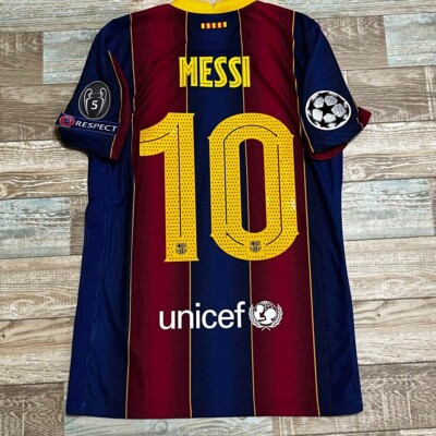 MINT Player Messi 10 Small Barcelona 2020 2021Home Jersey Maglia