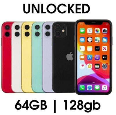 Apple iPhone 11 64GB 128GB A2111 Fully Unlocked AT&T T-Mobile