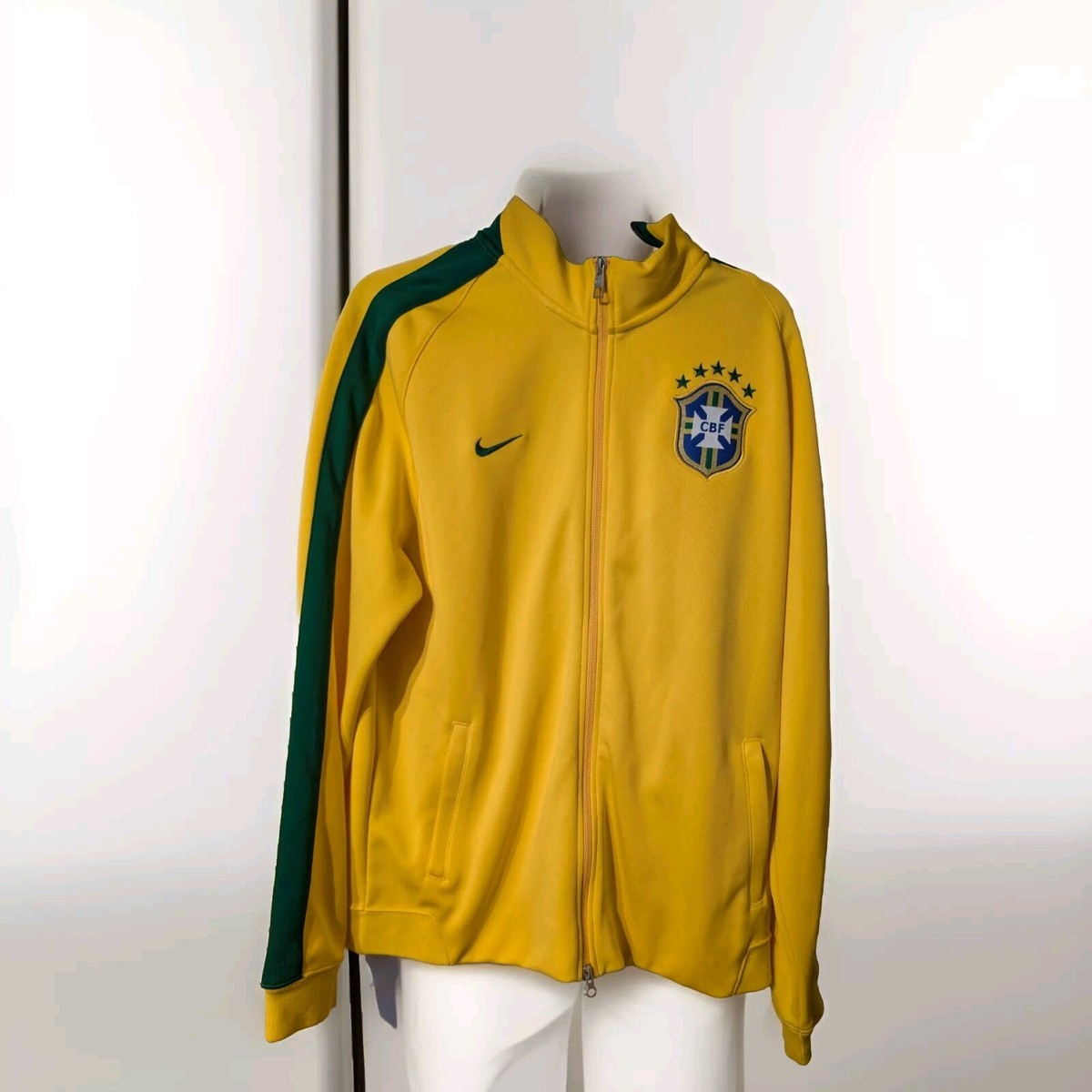 Nike Brazil Football XL Jacket National Team Soccer Track Top