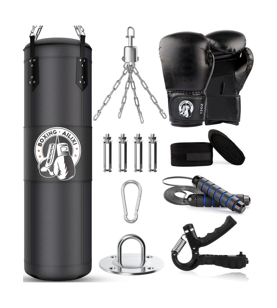 Vkahaak 4FT Punching Bag for Adults/Kids, Unfilled Heavy Punching