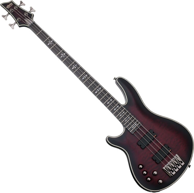Schecter Hellraiser Extreme-4 Left-Handed Electric Bass Crimson | eBay