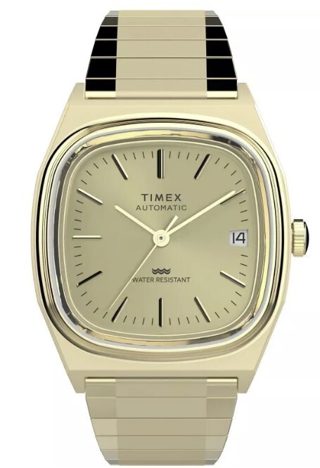 Q Timex 1983 Reissue Classic Gold Tone Stainless Steel Men's Watch