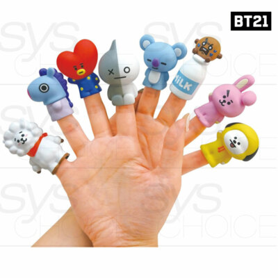 BTS BT21 Official Authentic Goods Mascot Figure Puppet 8SET +