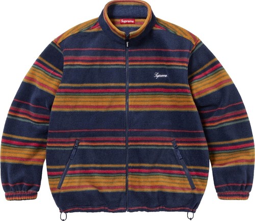 Supreme Woven Stripe Hooded Jacket Black | eBay