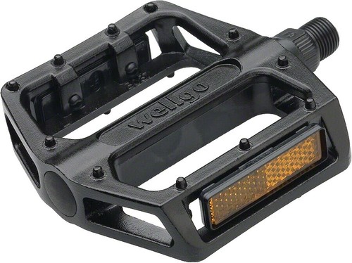 Wellgo WPD-95B Aluminum Clipless Platform Pedals with 9/16