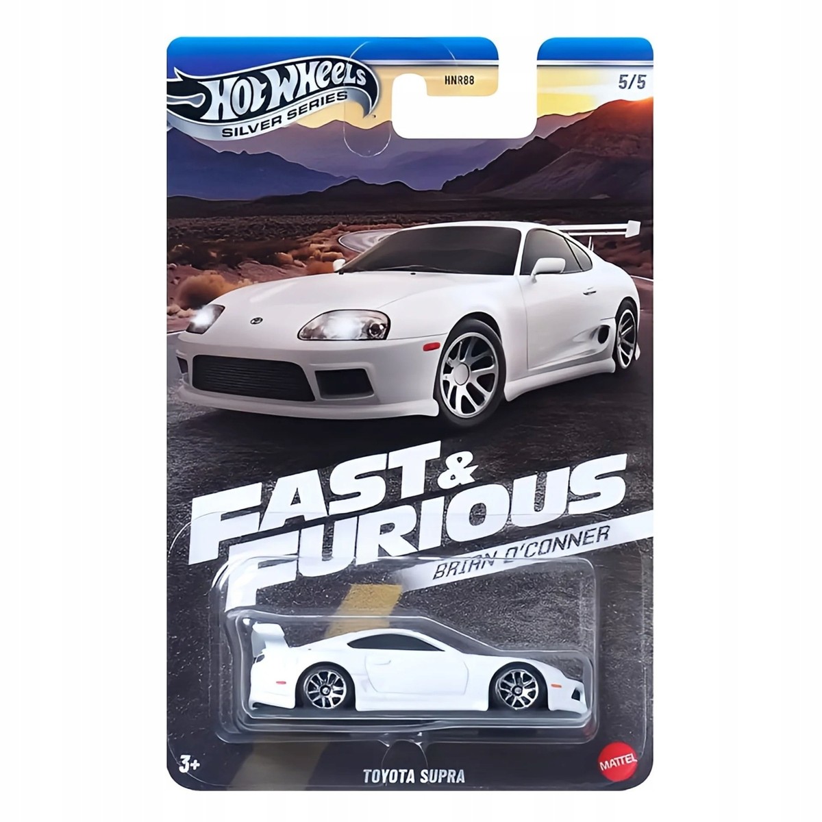 Toyota Supra MK4 A80 White Hot Wheels Fast & Furious Brian O
