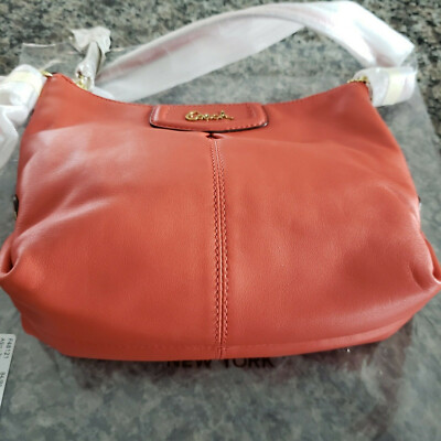 NWT Coach Ashley Leather Swingpack Crossbody Bag F48121 Persimmon