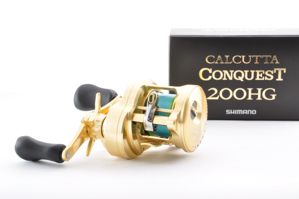 Shimano 21 Calcutta Conquest 200HG Right Handle Near Mint Baitcast