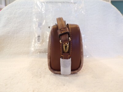 NWT Coach Pouch Square Wristlet In Signature Canvas With Strap