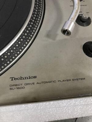 Technics SL-1600 Record Player Direct Drive Automatic Turntable